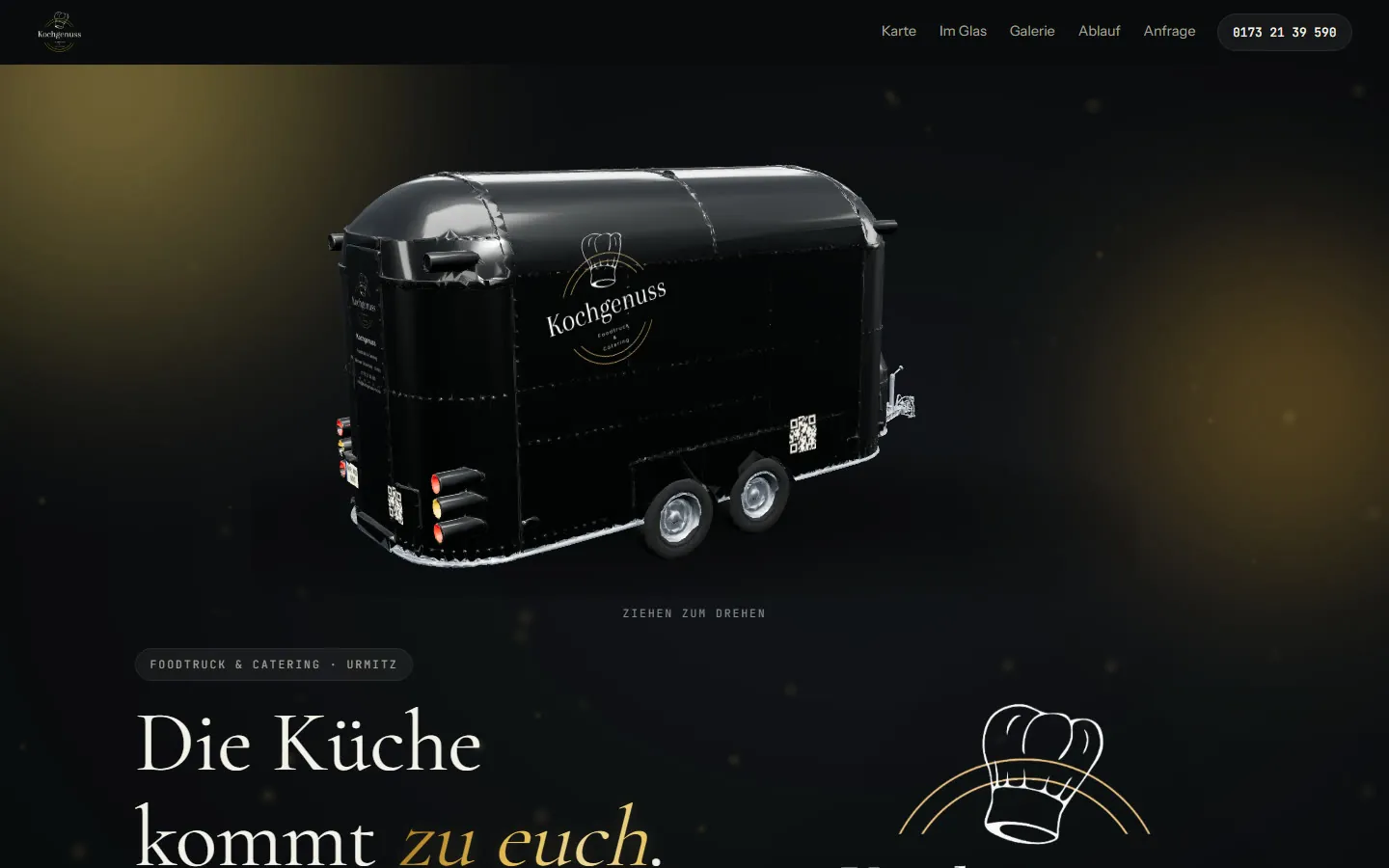 Website von Kochgenuss